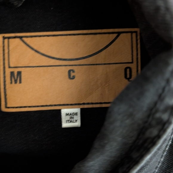 Alexander McQueen Black Lightweight Denim Jacket - Picture 4 of 6